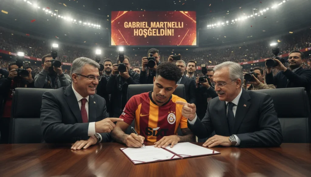 Aslanın Kanadında Dev Hamle: Martinelli Gündemi